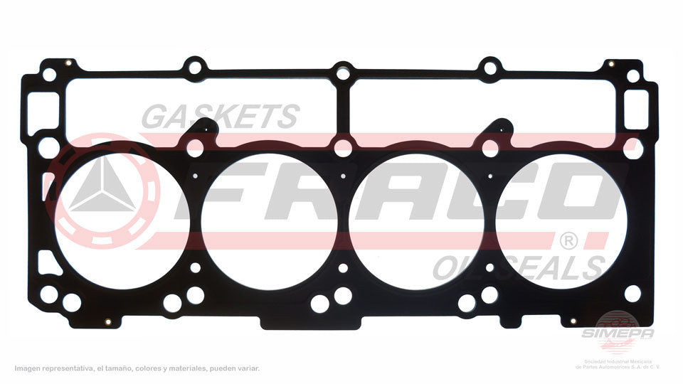 HGX-1182108-MLO - EMPAQUE DE CABEZA PARA CHRYSLER 300 V8 5.7 L 16 V. HEMI 2009-2016