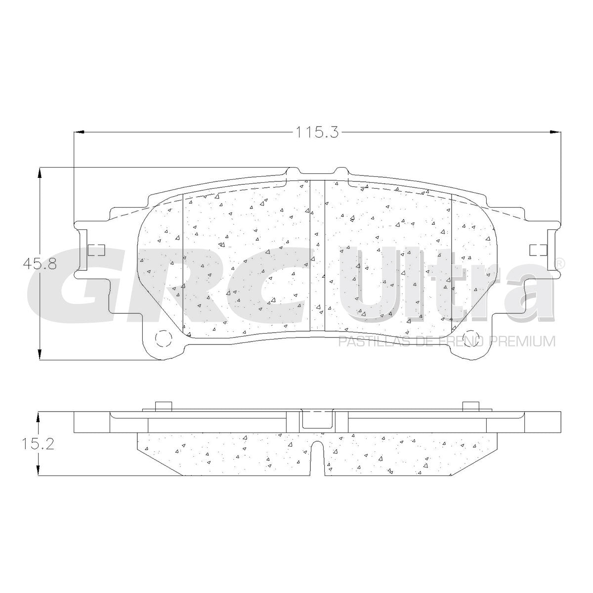 GCD1391 - BALATAS CERAMICAS TRASERAS PARA LEXUS GS200T 2016-2017