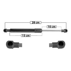 MANJ-50992 - AMORTIGUADOR CAJUELA PARA FORD FIGO 2016-2021 DERECHA/IZQUIERDA