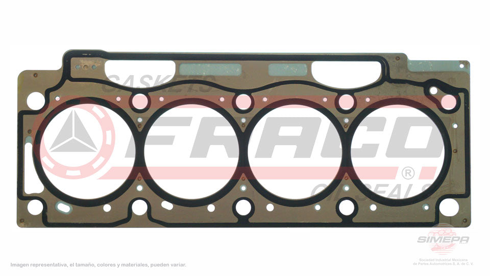 HGX-6540181-MLO - EMPAQUE DE CABEZA PARA RENAULT TRAFIC L4 1.9 L DIESEL 8 V. DIESEL F9Q 2007-2014