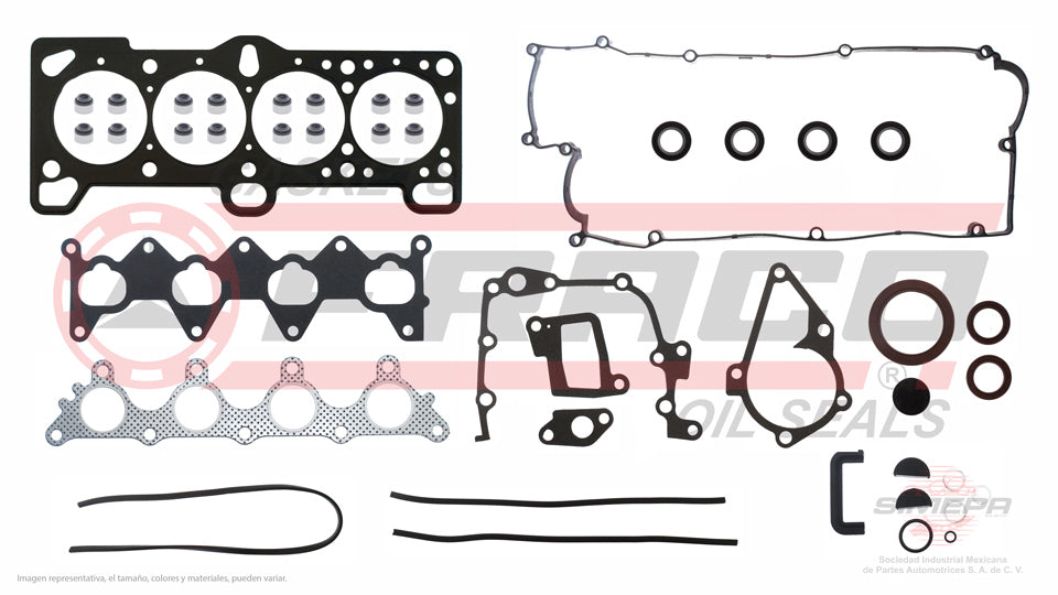 FSX-3640075 - JUEGO DE EMPAQUES PARA DODGE ATTITUDE L4 1.6 L 16 V. DOHC G4ED 2008-2010
