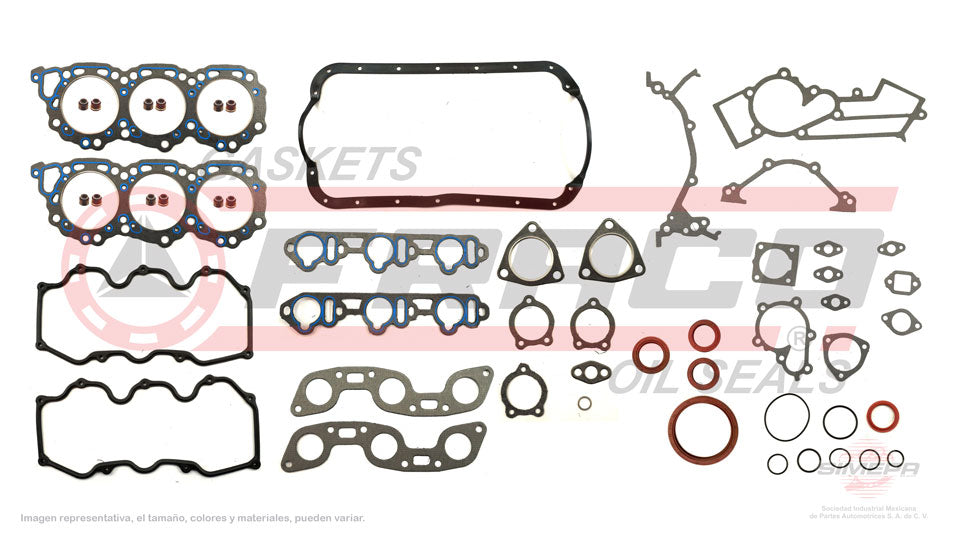 FSX-5862003 - JUEGO DE EMPAQUES PARA INFINITI M30 V6 3.0 L 12 V. SOHC VG30 E 1990-1992