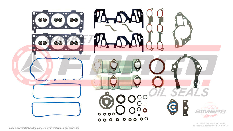 FSX-3062081 - JUEGO DE EMPAQUES PARA BUICK RENDEZVOUS V6 3.4 L 12 V OHV 2002-2003