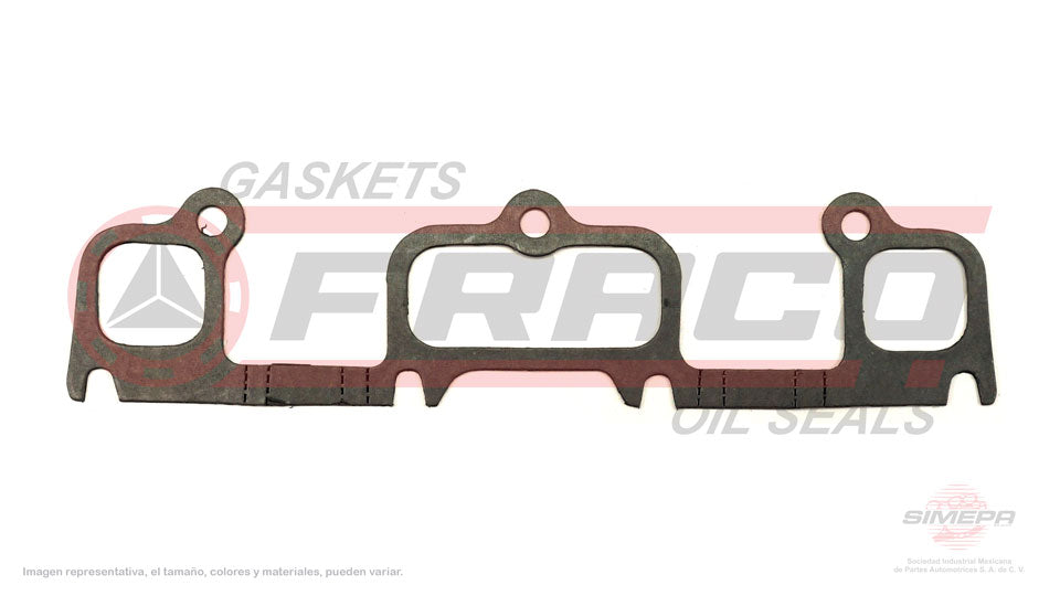 MEX-3040112 - EMPAQUE MULTIPLE DE ESCAPE PARA AMC CONCORD L4 2.5 L 8 V. OHV 1980-1982