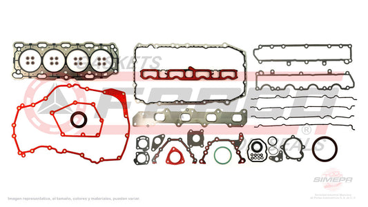FSX-3040105 - JUEGO DE EMPAQUES PARA CHEVROLET CAVALIER L4 2.4 L 16 V DOHC LD9 1999-2002