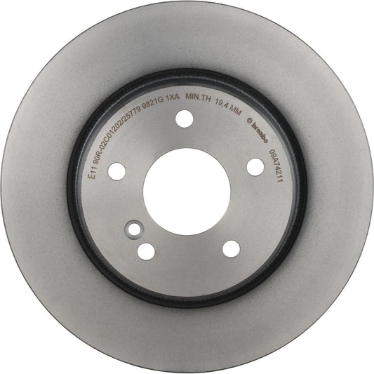 BRE-09.A742.11 - PAR DE DISCOS DE FRENO TRASEROS PARA MERCEDES-BENZ C32 AMG BASE 2002-2004