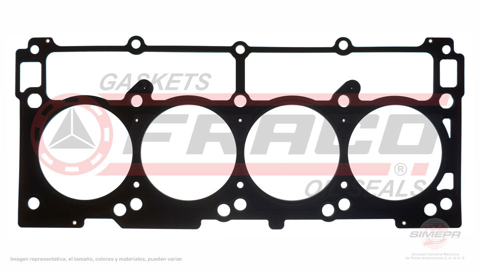 HGX-1182107-MLO - EMPAQUE DE CABEZA PARA CHRYSLER 300 V8 5.7 L 16 V. HEMI 2009-2016