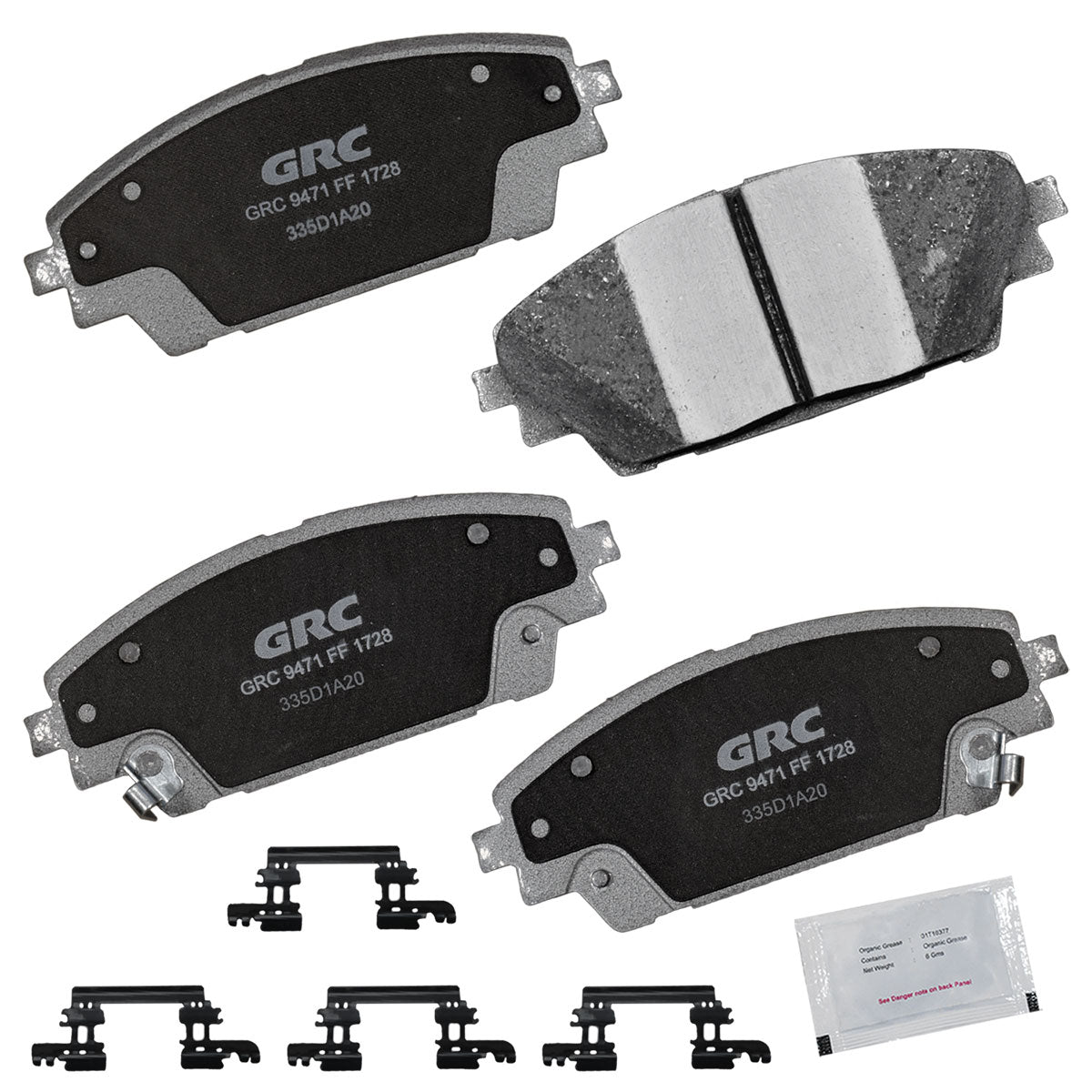 GPRD1728 - BALATAS CERAMICAS DELANTERAS PARA MAZDA 3 2014-2018