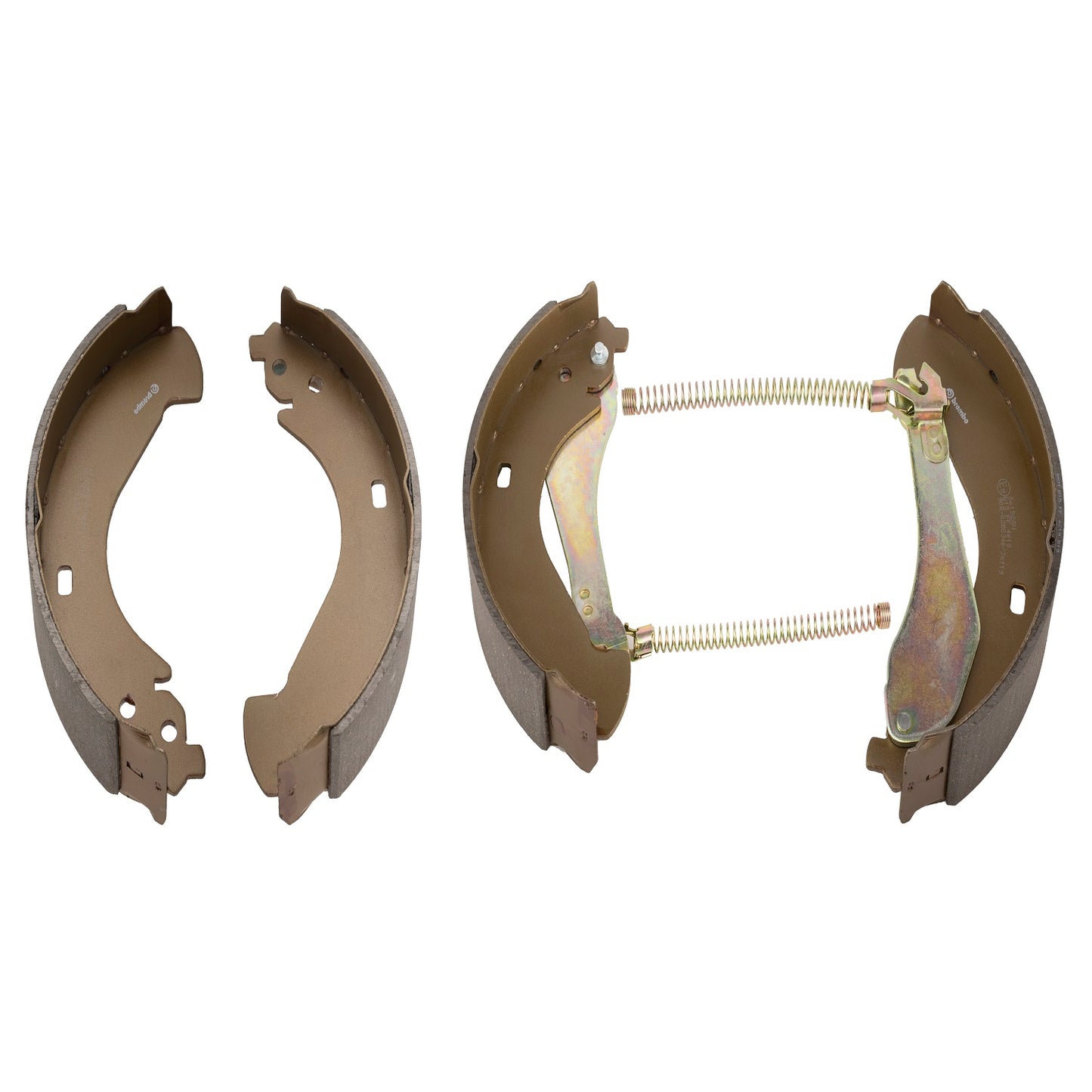 BRE-S61528N - ZAPATAS TRASERAS PARA CHEVROLET SILVERADO 1500 BASE 2005-2008
