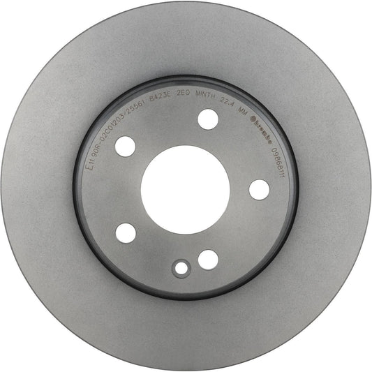 BRE-09.8681.11 - PAR DE DISCOS DE FRENO DELANTEROS PARA MERCEDES-BENZ B200 BASE 2006-2011