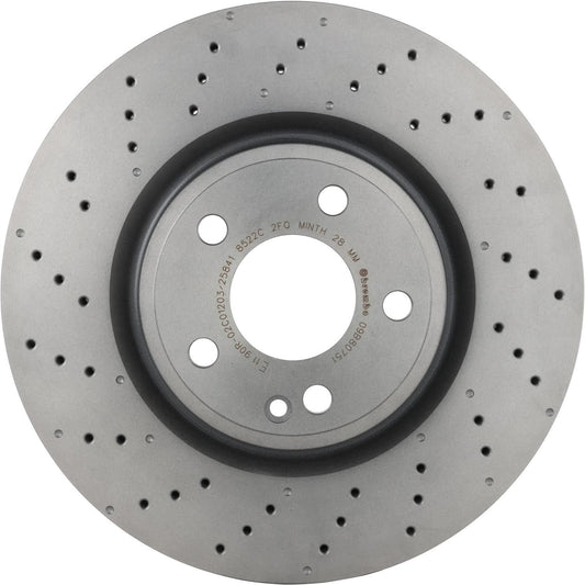 BRE-09.B807.51 - PAR DE DISCOS DE FRENO DELANTEROS PARA MERCEDES-BENZ CLA250 4MATIC 2014-2019