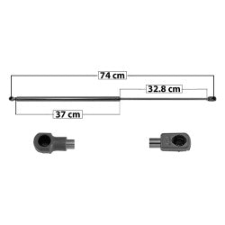 MANJ-50785 - AMORTIGUADOR COFRE PARA TOYOTA SEQUOIA 2008-2017 DERECHA/IZQUIERDA