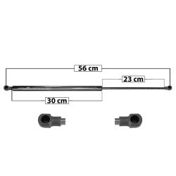 MANJ-60317 - AMORTIGUADOR 5TA PUERTA PARA CHEVROLET CHEVY 1994-2012