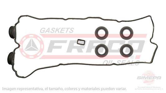 VSX-5840175-1 - EMPAQUE DE TAPA PUNTERIAS PARA NISSAN LUCINO L4 1.6 L 16 V. DOHC GA16DNE 1997-2000