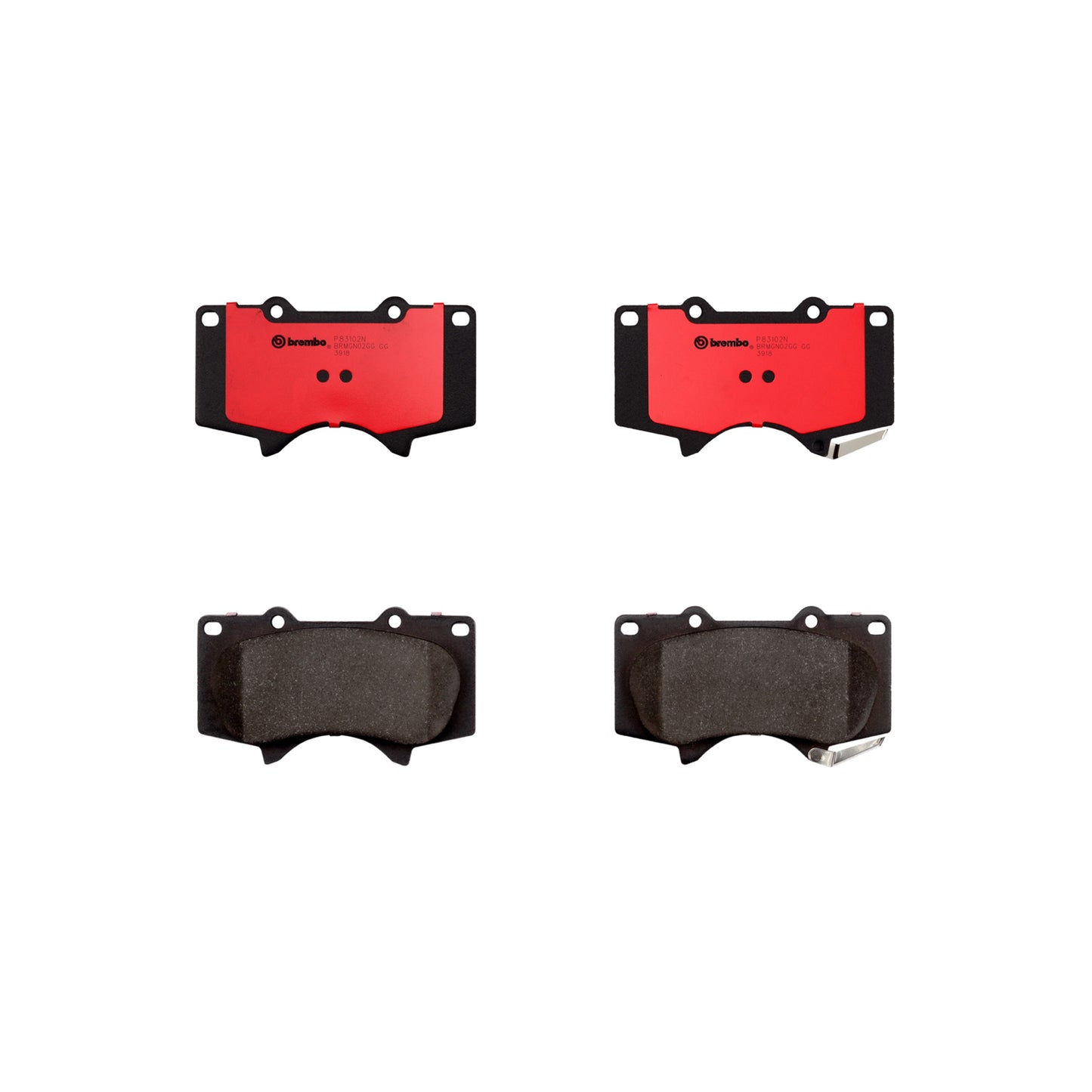 BRE-P83102N - BALATAS DELANTERAS PARA TOYOTA HILUX BASE 2016-2017