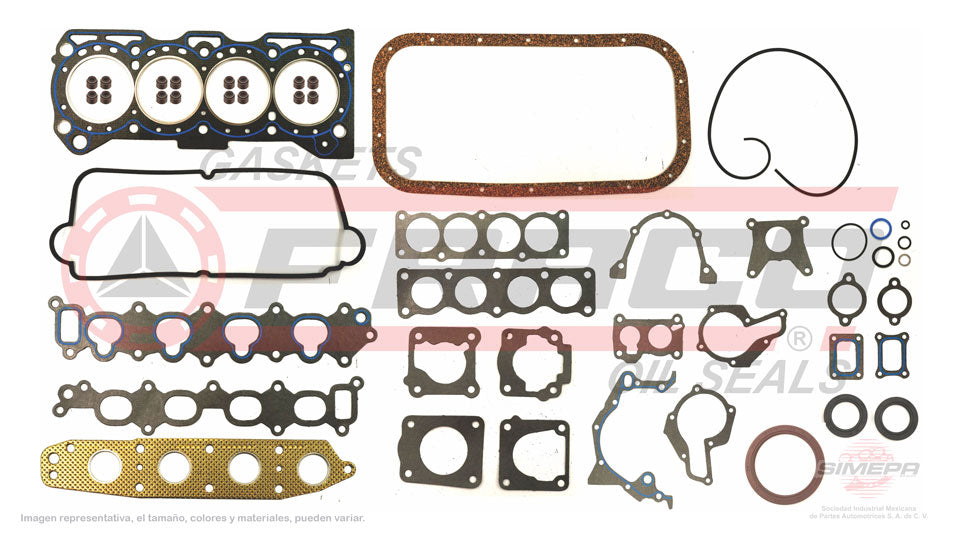 FSX-7640045 - JUEGO DE EMPAQUES PARA CHEVROLET TRACKER L4 1.6 L 16 V. SOHC 1998-2002