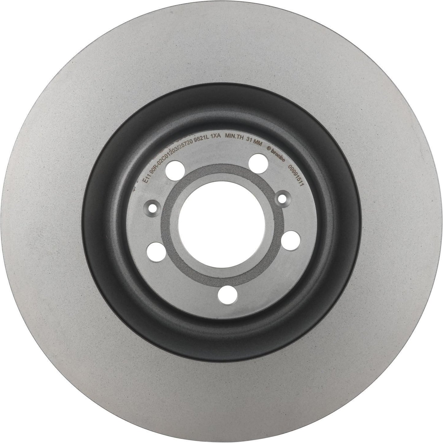 BRE-09.9915.11 - PAR DE DISCOS DE FRENO DELANTEROS PARA AUDI A8 QUATTRO BASE 2010-2010