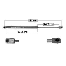 MANJ-51127 - AMORTIGUADOR COFRE PARA FORD SUPER DUTY 2017-2022 DERECHA/IZQUIERDA