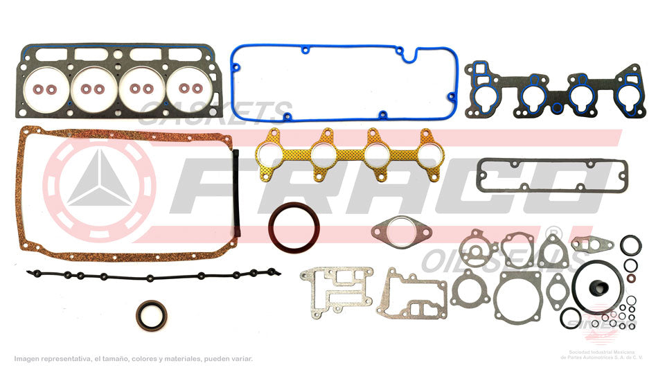 FSX-3040063 - JUEGO DE EMPAQUES PARA CHEVROLET LLV L4 2.2 L 8 V. OHV 1994-1995