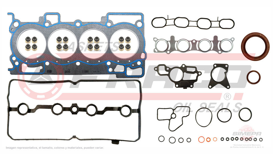 FSX-5840210SB - JUEGO DE EMPAQUES PARA NISSAN CUBE L4 1.8 L 16 V. DOHC MR18DE 2009-2014