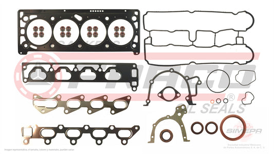 FSX-6040125 - JUEGO DE EMPAQUES PARA CHEVROLET ASTRA L4 1.8 L 16 V. DOHC X18XE 2000-2006