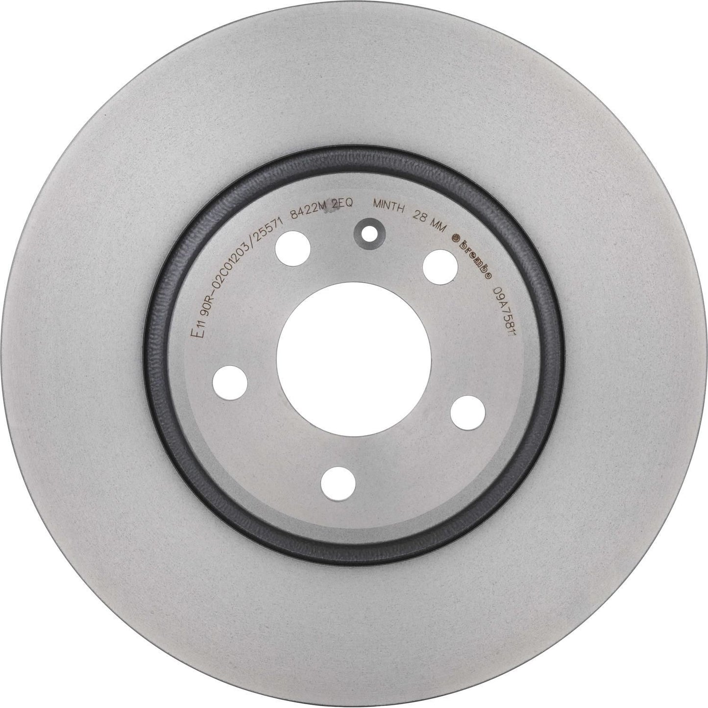 BRE-09.A758.11 - PAR DE DISCOS DE FRENO DELANTEROS PARA AUDI A4 BASE 2009-2010