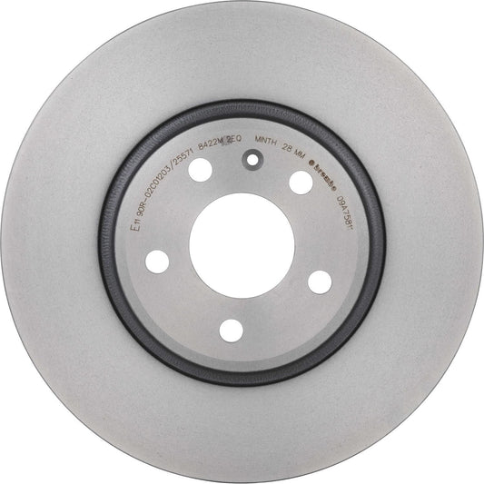 BRE-09.A758.11 - PAR DE DISCOS DE FRENO DELANTEROS PARA AUDI A4 BASE 2009-2010
