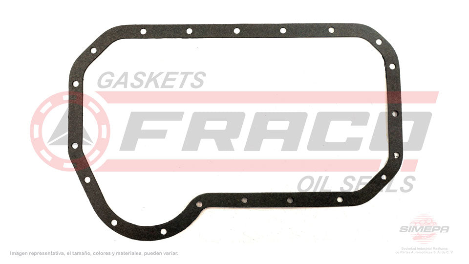 OSX-8640130 - EMPAQUE DE CARTER PARA AUDI 4000 L4 1.7 L 8 V. SOHC EN 1980-1983