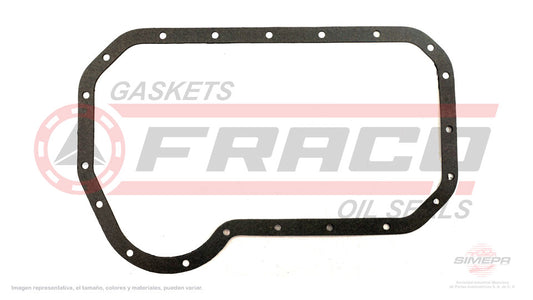 OSX-8640130 - EMPAQUE DE CARTER PARA AUDI 4000 L4 1.7 L 8 V. SOHC EN 1980-1983