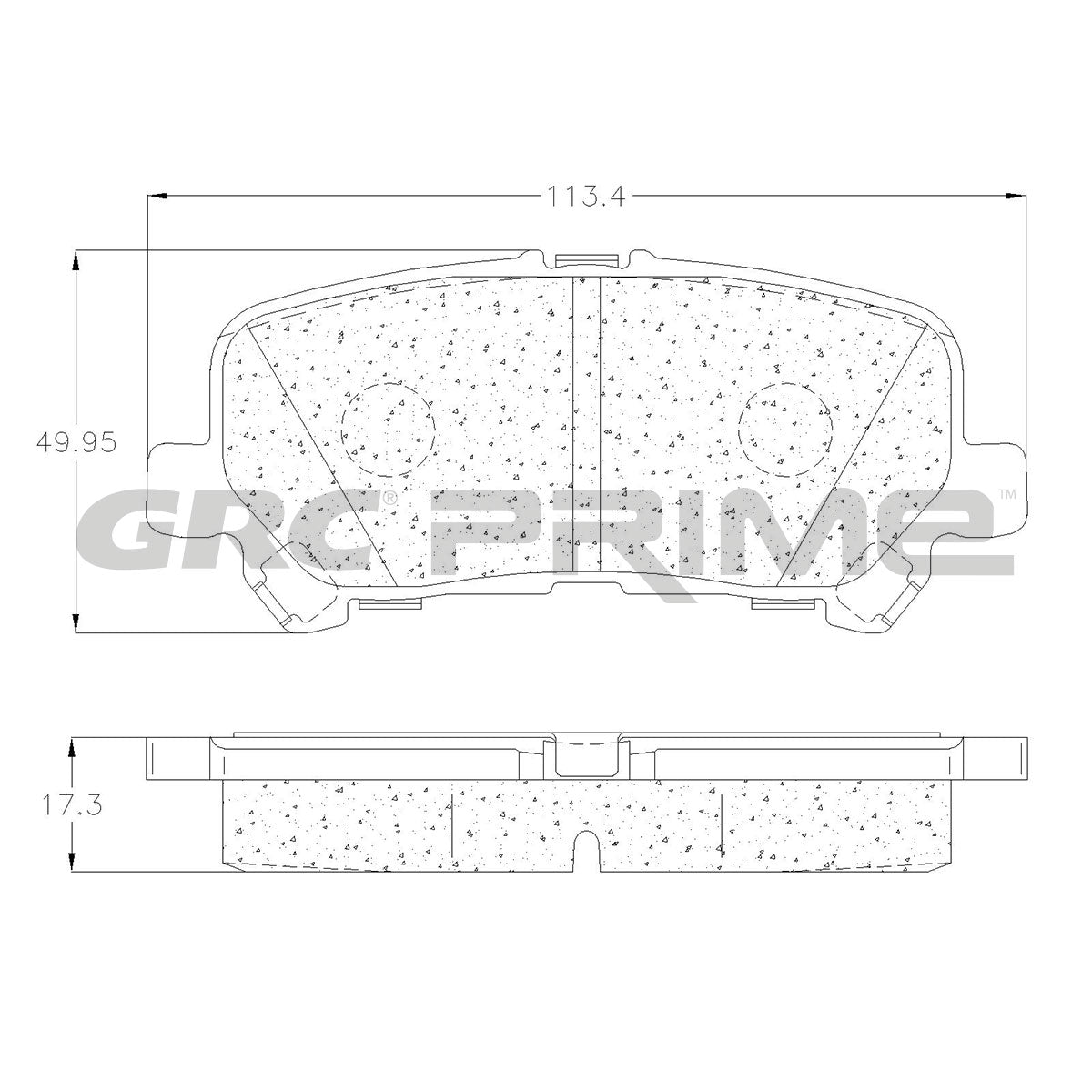 GPRD2269SD - BALATAS SEMIMETALICAS TRASERAS PARA TOYOTA HIACE 2020-2020