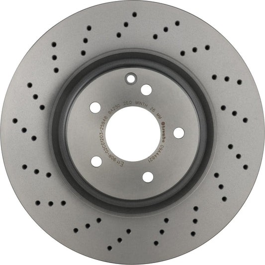 BRE-09.A448.21 - PAR DE DISCOS DE FRENO DELANTEROS PARA MERCEDES-BENZ SLK350 BASE 2005-2009