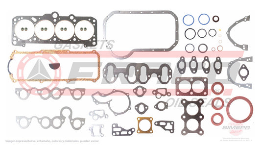 FSX-8640133 - JUEGO DE EMPAQUES PARA VOLKSWAGEN COMBI L4 1.8 L 8 V. SOHC 1993-1999