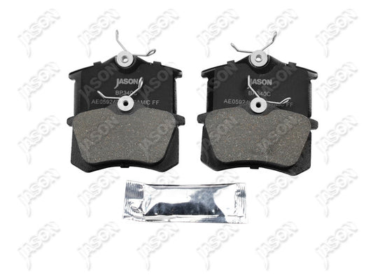 JAS-BP340C BALATAS PARA PEUGEOT 307 2004-2010 TRASERAS