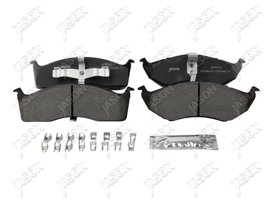 JAS-BP591C BALATAS PARA CHRYSLER CONCORDE 1993-1997 DELANTERO