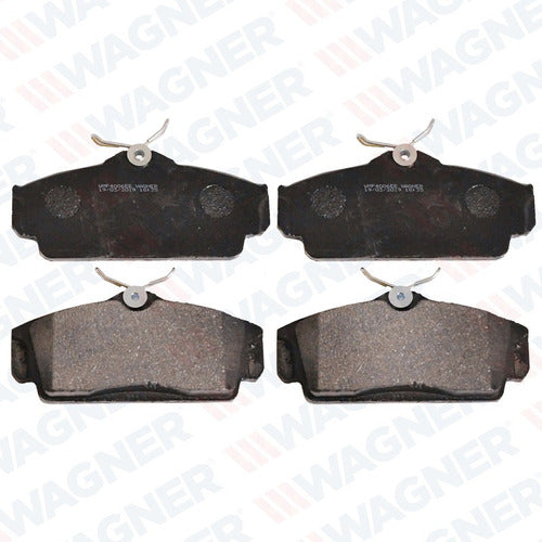 WX-1147 - BALATAS <BR> JUEGO DE BALATAS DE DISCO (DELANTERO) - SEMI-METALICA<BR><STRONG>NISSAN</STRONG> <BR> ALMERA 2001-2005 <BR><BR> <SPAN STYLE = COLOR: #AE161A;><B><U> ESPCIFICACIONES: </U></B></SPAN><BR> INCLUYE HERRAJES: NO