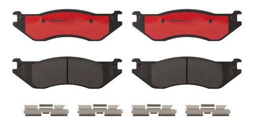 BRE-P18026N - BALATAS DODGE DURANGO 2006-2005 RAM 1500 2005-2002 BALATA DELANTERO