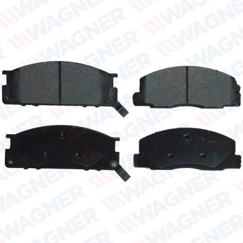 WX-388 - BALATAS <BR> SEMIMETALICA DELANTERA <BR> TOYOTA VAN 87-89 <BR> TOYOTA VAN WAGON 88-88