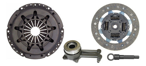 EJ-F22H - KIT DE CLUTCH <BR> DIAMETRO DISCO 8 11/16 IN 220 MM ESTRIAS: 17 CENTRO 17.0 X 19.9 <BR> FORD FOCUS 2.0L 2000-2004 (FI SOHC) 110 HP OHV <BR> CON CILINDRO ESCLAVO DE CLUTCH <BR> CON COLLARIN HIDRAULICO