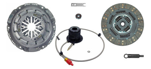EJ-GM30M - KIT DE CLUTCH <BR> DIAMETRO DISCO 11 11/16 IN 297 MM ESTRIADO 10 CENTRO 23.0 x 29.0 <BR> GM SILVERADO C2500 V8 4.8L 5 VEL. 03-07 CON CILINDRO ESCLAVO DE CLUTCH <BR> CON COLLARIN HIDRAULICO