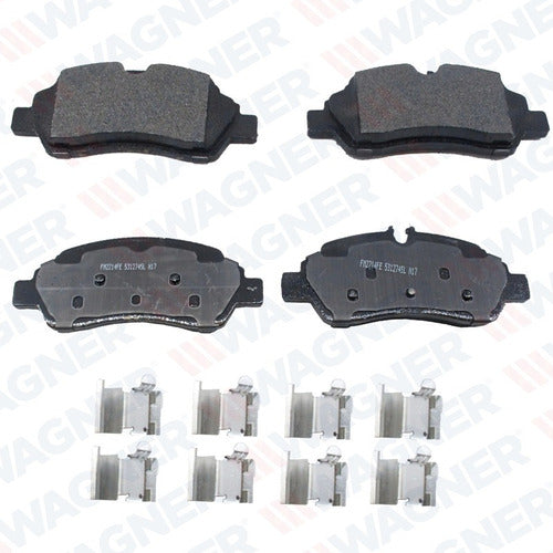 WS-1775 - BALATAS <BR> FIBRA DE CARBONO TRASERA <BR> FORD <BR> TRANSIT 150 15-17 <BR> TRANSIT 250 15-17 <BR> TRANSIT 350 15-17 <BR> TRANSIT 350HD 15-17