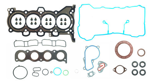 FSX-3640078 - JUEGO DE EMPAQUES <BR> HYUNDAI ELANTRA L4 1.8 L. 16 V. DOHC 2011-2013 <BR> KIA FORTE L4 1.8 L. 16 V. DOHC 2014 <BR> KIA SOUL L4 2.0 L. 16 V. DOHC 2012-2013