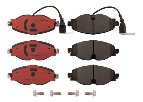 BRE-P85126N - BALATAS - AUDI A3 2019-2012 - SEAT LEON 2019-2012 - VOLKSWAGEN GOLF 2021-2015 - GTI 2013 - JETTA 2023-2019 - TAOS 2022-2021 - BALATA DELANTERO