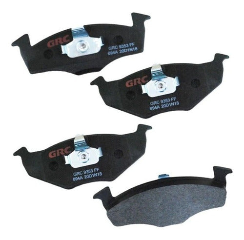 GMD694A - BALATAS <BR> SEMIMETALICA GRC ULTRA DELANTERA <BR> VW DERBY 97-00 <BR> GOLF A3 96-99 <BR> JETTA 18L 96-99 DISCO VENTILADO