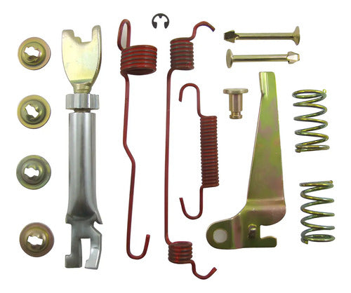 HO-KT332R - KIT DE HARDWARE DE FRENO DE TAMBOR TRASERO DERECHO PARA FORD COURIER 2001-2012