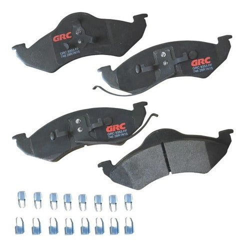 GMD746 - BALATAS <BR> SEMIMETALICA GRC ULTRA DELANTERA <BR> DODGE DURANGO SLT 98-99