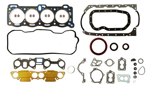 FSX-3840080 - JUEGO DE EMPAQUES <BR> ISUZU PICKUP L4 2.3 L. 8 V. SOHC 4ZD1 1986-1987 <BR> ISUZU TROOPER L4 2.3 L. 8 V. SOHC 4ZD1 1986-1987