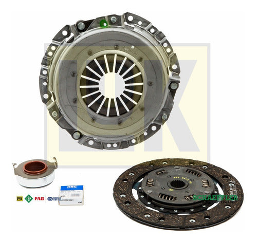 LK-622183100 - KIT DE CLUTCH <BR> KIT CON COLLARIN MECANICO <BR> DIAMETRO DISCO 8 11/16 IN 220 MM ESTRIADO 24 <BR> HONDA CIVIC SIR L4 1.6L VTEC 99-00