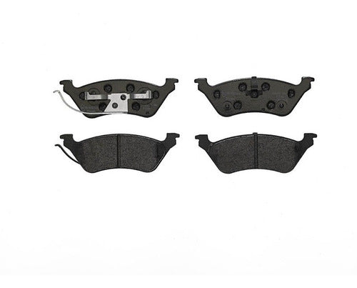 BRE-P11014 - BALATAS <BR> CHRYSLER TOWN & COUNTRY 2007-2001 <BR> VOYAGER 2008-2001 <BR> BALATA TRASERO