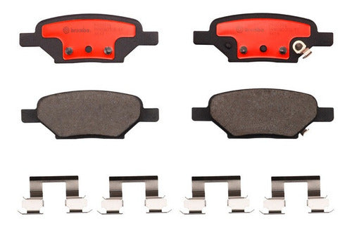 BRE-P10031N - BALATAS - CHEVROLET COBALT 2008-2005 - HHR 2008 - MALIBU 2007-2004 - PONTIAC G5 2008-2007 - G6 2007-2005 - SATURN AURA 2007 - ION 2007-2004 - BALATA TRASERO