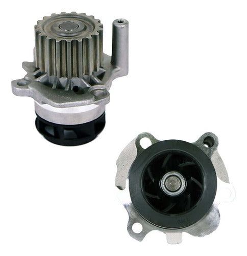 B-1878 - BOMBA DE AGUA <BR> VOLKSWAGEN TRANSPORTER 2.0L 4 CIL L DIESEL 2010-2011 <BR> POLEA CON 19 DIENTES / ALTURA: 34MM